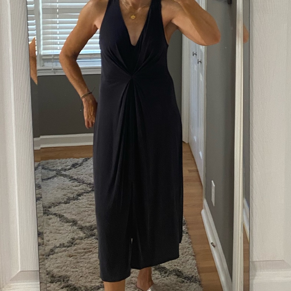 Free People Maxi with keyhole back and slit front